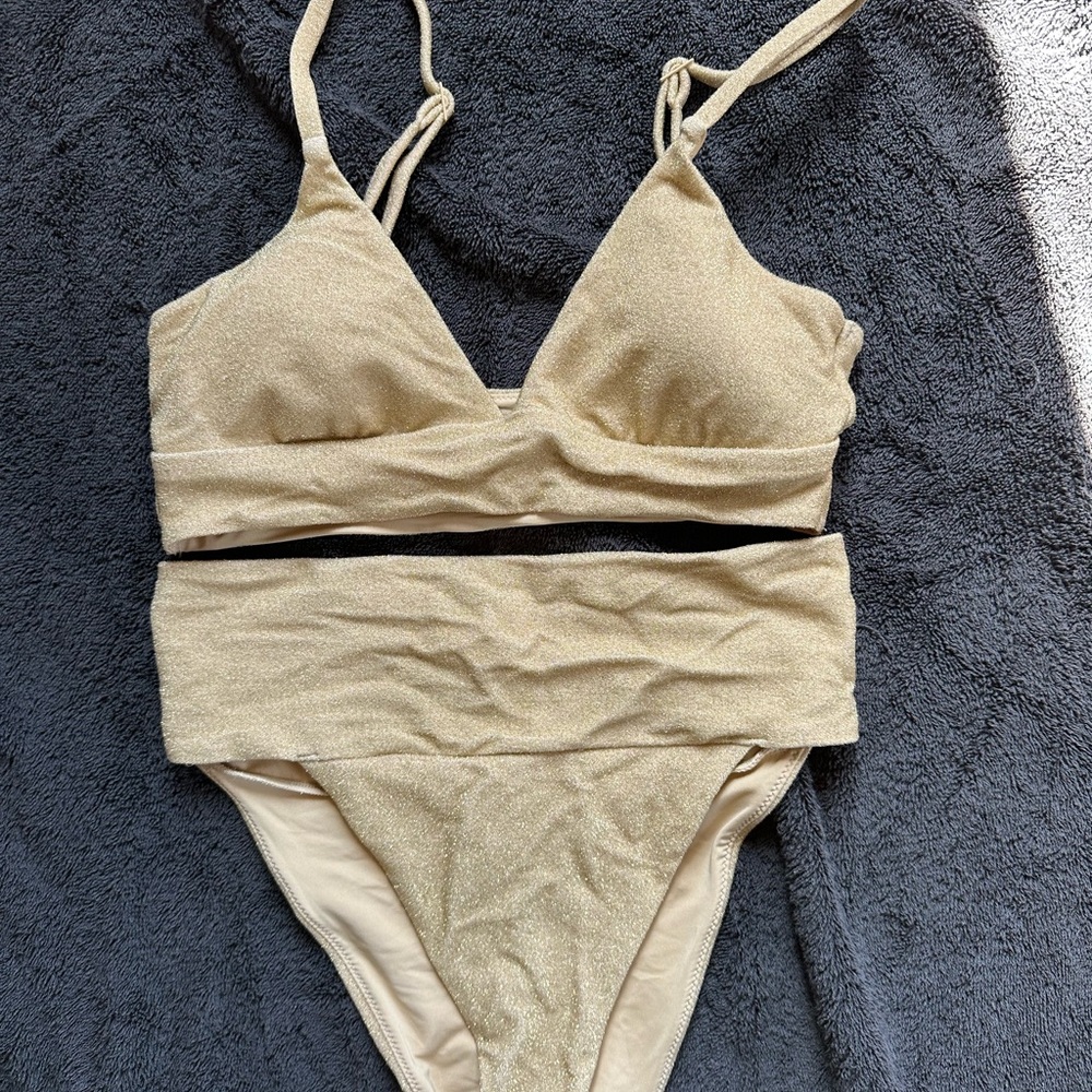 Gold Bikini Set